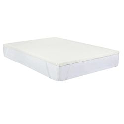 What the sleep ZZZZ - Topper Viscoelástico Viscofresh - Sobrecolchón - Hipoalergénico, Hipertranspirable - Funda Extraíble y Lavable