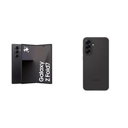 Samsung Galaxy Z Fold7 AI Phone and Watch 8, Thin and Light Foldable Design, Large Screen, 200MP Camera, 1TB Storage, 16GB Ram, Jet Black, 3 Year Extended Warranty (UK Version)