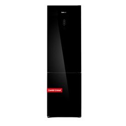 Corberó - Frigorífico Combi | CCGLML201725NFN | 378L | No Frost | Motor Inverter | Display en Puerta | Metal Back Cooling | Cristal Negro