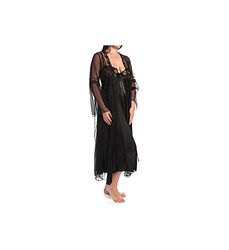 Shirley of Hollywood Size 3X Black Long Gown,2-Pieces