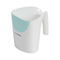 ClevaMama ClevaRinse - Vaso para champú (500 ml), color azul