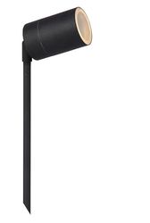 LUCIDE ARNE-LED Foco de jardim, Ø 6,3 cm, LED - GU10-1x5W 2700K - IP44 - preto