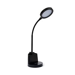 Velamp LED Desk Lamp 7 W with Touch Switch and Pen Holder Black