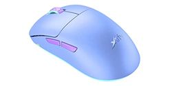 Xtrfy M8 Wireless, Wireless Ultra-Light Gaming Mouse, Optimised for E-Sports, 2.4 GHz, RF Extremely Low Front for Greater Precision, Rechargeable, Frosty Purple