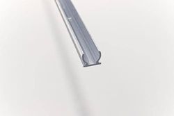 Binario di fissaggio in alluminio, 1,5 m, per tubi luminosi da 13 mm