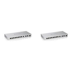 Zyxel Switch a 12 porte Web-Managed Multi-Gigabit include 3 porte da 10 G e 1 porta da 10 G SFP+ [XGS1250-12] (Confezione da 2)