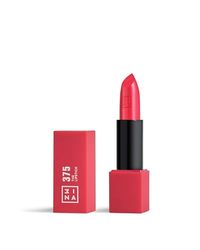 3INA MAKEUP - Vegan - The Lipstick 375 - Rosa brillante - Labiales mate y shinny - Barra de labios de alta pigmentación y textura cremosa olor a vainilla - Cierre magnético - Cruelty Free