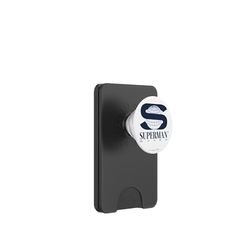 Superman (2025) S World Logo PopSockets PopWallet para MagSafe