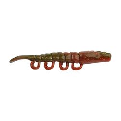 Berkley Gulp! Saltwater Turbo Shrimp; Señuelo de Pesca para Depredadores de Agua Salada; Imitación Realista de gamba y dispersión del Olor; Recuperación rápida o Lenta, 7,5 cm, gamba salpicada