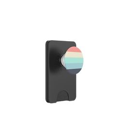 Lindo Cinco Colores Rayas Calma Breeze Tema Gráfico Minim PopSockets PopWallet para MagSafe