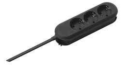 Bachmann Smart Extensão (3 tomadas, 5 m), preto