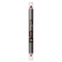 MB Milano – Lápiz de ojos doble punta – ideal para Smoky Eyes – negro, fácil de trabajar – Made in Italy