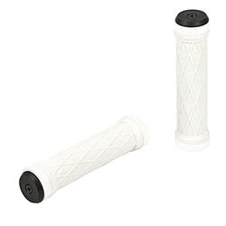 NC-17 Agarraderas para manillar de bicicleta Take Control II S-Pro (28 mm), unisex_adulto, empuñadura para manillar de bicicleta, 6312, anillo de sujeción blanco/goma blanca, 28 mm Durchmesser