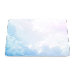 Bonamaison, Tappetino per mouse rettangolare, con stampa digitale, antiscivolo, per ufficio e casa, dimensioni: 22 x 18 cm