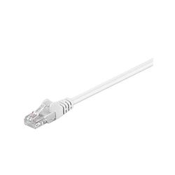 Goobay 68504 CAT 5e Patchcable, U/UTP, White, 2m Cable Length