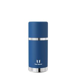 Super Sparrow Stainless Steel Water Bottle - 500ml - Wide Mouth Vacuum Insulated Flask - BPA-Free ThermosBottle - Leakproof Lid Doubles as Cup