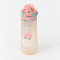 Mr. Wonderful Bouteille d'eau hermétique avec message imprimé « Donner tout », fabriquée en Tritan sans BPA, 600 ml