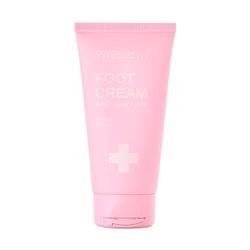 swederm Foot Cream Crème hydratante pour les pieds avec acides vitamine E Exfoliante Hydratante Régénère les peaux sèches Lisse les callosités 75 ml