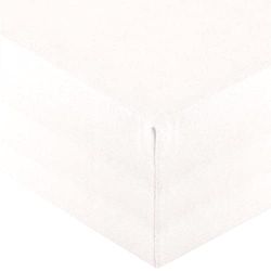 aqua-textil Royal XL Hoeslakens, boxspringbed, waterbed, 200 x 220-220 x 240 cm, sneeuwwit, 210 g/m², jersey, mako-katoen, elastaan, hoeslaken