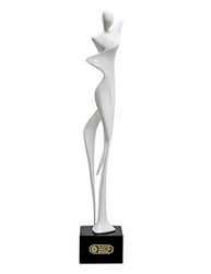 NENBOLEC Yoga Sculptuur Standbeeld Vrouw Dame Beeldje Moderne Home Decor Tafel Middenstuk Ambachten Polyresin Arts 41,9 cm