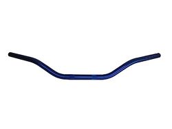 Guidon Accossato bleu en aluminium pour Suzuki DR 650 de 1990 à 1995, diamètre 22 mm, hauteur moyenne