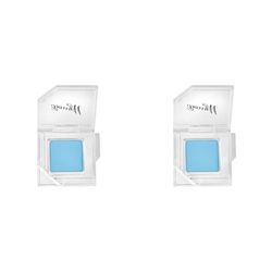 Barry M Cosmetics Clickable Single Pastel Blue Matte Eyeshadow Palette, Lustre - Pastel Blue (Pack of 2)