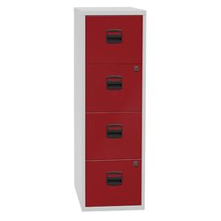 Bisley Home Armoire dossiers Suspendus PFA, 4 tiroirs HR