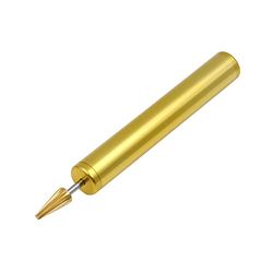 Leather Edge Dye Pen Dye Applicator Belt Edge Oil Paint Roller for Leather Edge Printing Leather Crafts(Gold)