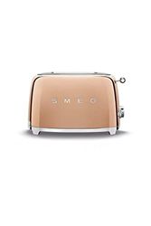 Smeg TSF01RGEU Toaster for Two Slices of Bread and with a Power of 950 W TSF01RGEU-pink Gold, Steel