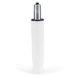 hjh OFFICE 723-10 gasveer maat L 290-400 mm staal wit gasveer voor bureaustoel met dieptevering zilver, 180 kg