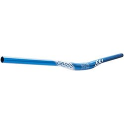 Funn Full On Manubrio per Mountain Bike con Morsetto a Barra da 31,8 mm e Larghezza di 810 mm, Manubrio Rialzato in Lega Resistente e Leggera per MTB e Bicicletta da BMX (Rialzo di 15 mm, Blu)