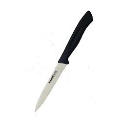 Marietti 148TP POMODORO - Cuchillo para verduras (hoja dentada, 11 cm de longitud, 40 unidades), color negro