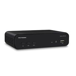 Metronic 441655 Zapbox HD-SO.3 - TDT-T2 HD ontvanger, decoder, tuner, ontvanger, TDT T2, PVR-functie voor opname, USB-stekker, HDMI, SCART, SPDIF, afstandsbediening, zwart