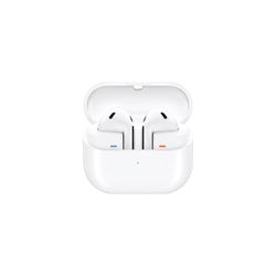 Samsung Galaxy Buds3 Auricolari open type True Wireless, Cancellazione adattiva del rumore, Audio Hi-Fi 360 immersivo, Batteria a lunga durata, Impermeabilità IP57, White 2024 [Versione Italiana]