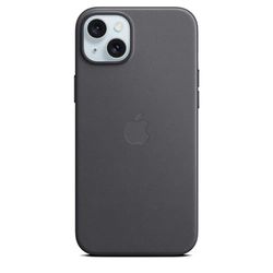 Apple iPhone 15 Plus FineWoven Case with MagSafe - Black ​​​​​​​