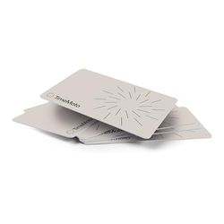 TimeMoto RF - 100 badge RFID, set da 25, compatibile con i sistemi di rilevamento presenze, compatto, formato carta di credito, frequenza 125 kHz, distanza di rilevamento 7 cm.