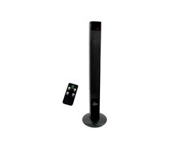SUNTEC Ventilateur Colonne CoolBreeze 12000 TV | Tour de ventilation oscillante avec télécommande 45 W | 3 niveaux de Vitesse - Minuterie ( 1 - 12 heures) 120 cm,3 Vitesses, | Ecran LED avec affichage de la température| Silence Extrême | Noir