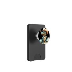 The Ultimate Cowboy Lizard Look for Reptiles Lovers PopSockets PopWallet for MagSafe