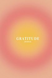 Hardback Gratitude Journal - A5 Journaling Book - 6 Months of Pages | Orange Aura