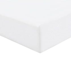 Brentfords Luxe hoeslaken, microvezel, wit, single BRENTWH7001, 91 x 5 x 190 cm