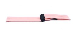 System-S Bracelet de 20 mm en silicone avec boucle déployante pour montre connectée rose, rose bonbon, Eine Grösse