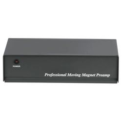 Hama | Pré-amplificador de phono para gira-discos (Preamp 230V, equalização RIAA, conectores banhados a ouro, 50 Hz, 300 mA) preto