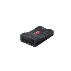 Sky Vision SCART naar HDMI-converter, SCART naar HDMI-adapter, PAL en NTSC-ondersteuning, 720p/1080p upscaling voor oude consoles, dvd-spelers, VHS-recorder en tv-ontvangers