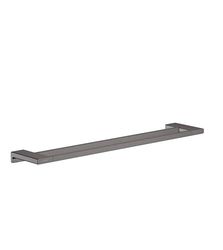 hansgrohe AddStoris Toallero de baño doble, cromo negro cepillado, 41743340