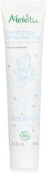 Melvita, Dentifrice naturel éclaircissant aux ingrédients soigneusement sélectionnés pour une hygiène bucco-dentaire optimale, parfum vanille agréable, tube pratique de 75 ml