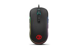 Raton Gaming Ozone NEON X20 Mouse Gaming avançado, sensor ótico, RGB, 5000 DPI, botões programáveis, ergonómico, preto