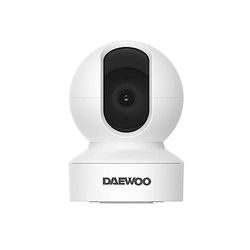 DAEWOO Binnencamera IP501, Full HD 1080P, twee-weg audiosysteem, gemotoriseerd, bewegingsdetectie, nachtzicht, wit