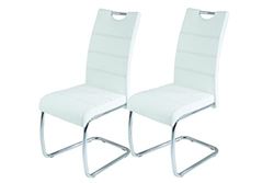 Home Factory Silla Cromo/Bianco