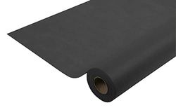 Pronappe - Réf. R782521I - Nappe jetable en non tissé spunbond - Rouleau de 25 M de long X 1,20 M de large - Matière indéchirable, déperlante et essuyable - Couleur noire