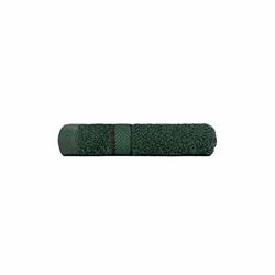 Brentfords Lussuoso asciugamano per il viso in 100% cotone, assorbente, ad asciugatura rapida, confezione singola, 30 x 30 cm, verde foresta